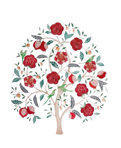 Left flower